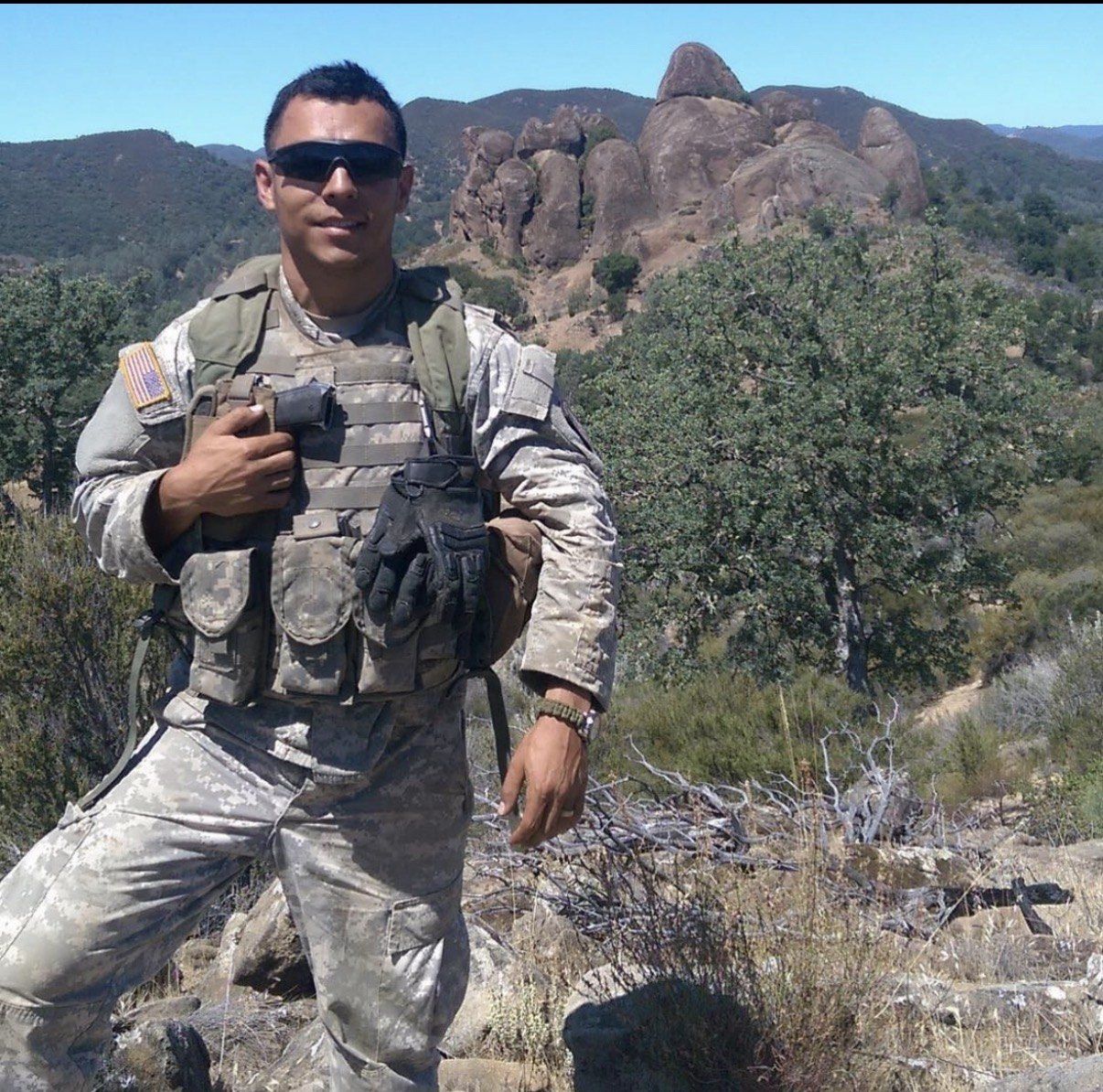 Hector M. Ruiz Jr. in U.S. Army uniform during his service