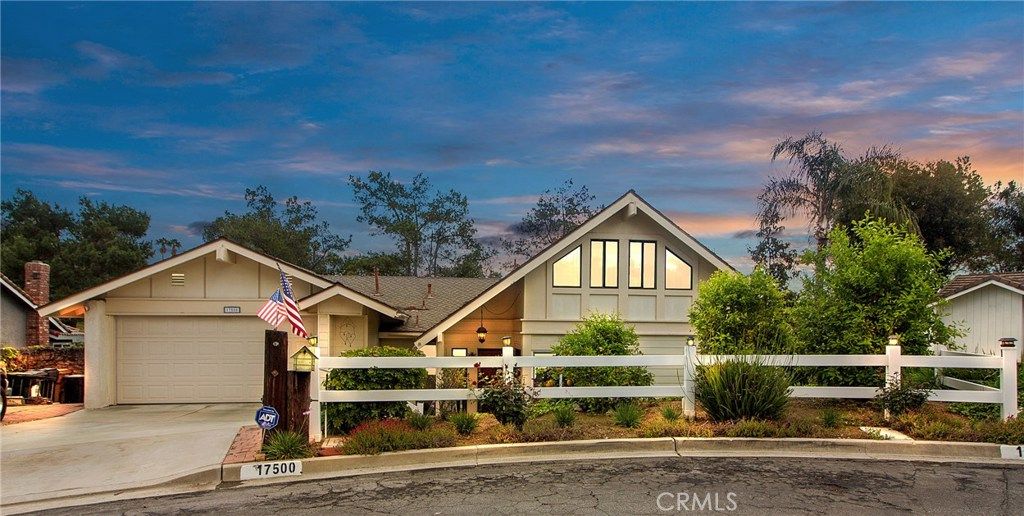 Exterior of 17500 Olive Tree Cir, Yorba Linda — sold