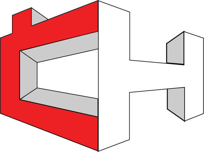 CH RED & WHITE Logo